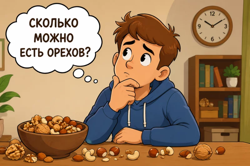 Сколько орехов можно есть в день: норма для взрослого