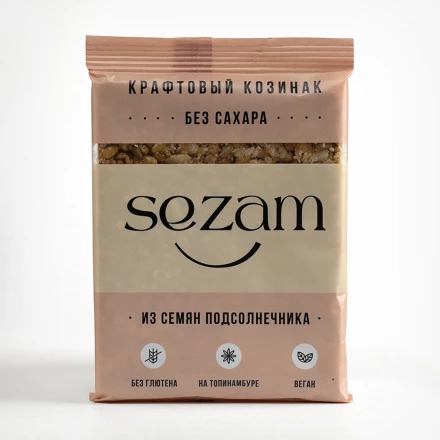 Козинак Sezam из семян подсолнечника без сахара 95 г