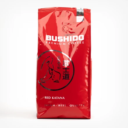 Кофе Bushido Red Katana в зернах 1 кг