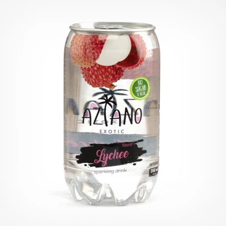 Напиток Aziano со вкусом личи газированный 350 мл
