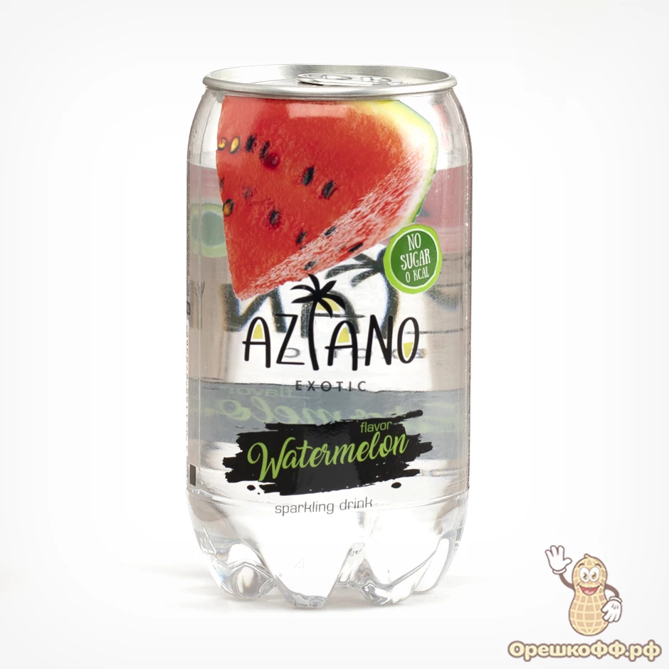 Напиток Aziano со вкусом арбуза газированный 350 мл