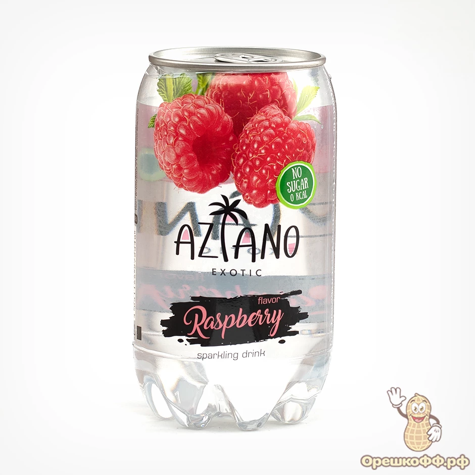 Напиток Aziano со вкусом малины газированный 350 мл