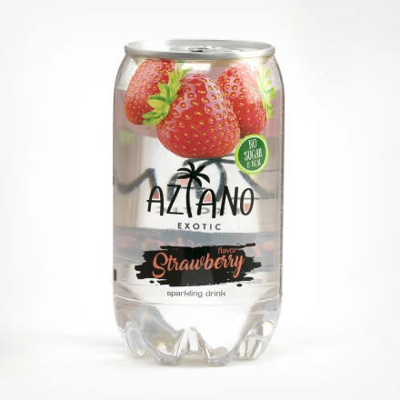 Напиток Aziano со вкусом клубники газированный 350 мл