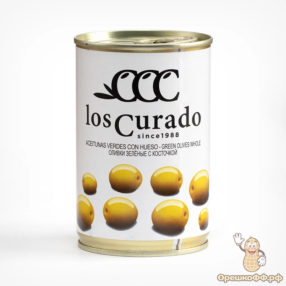 Оливки LOS CURADO с косточкой 300 г