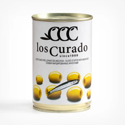 Оливки LOS CURADO фаршированные анчоусами 300 г