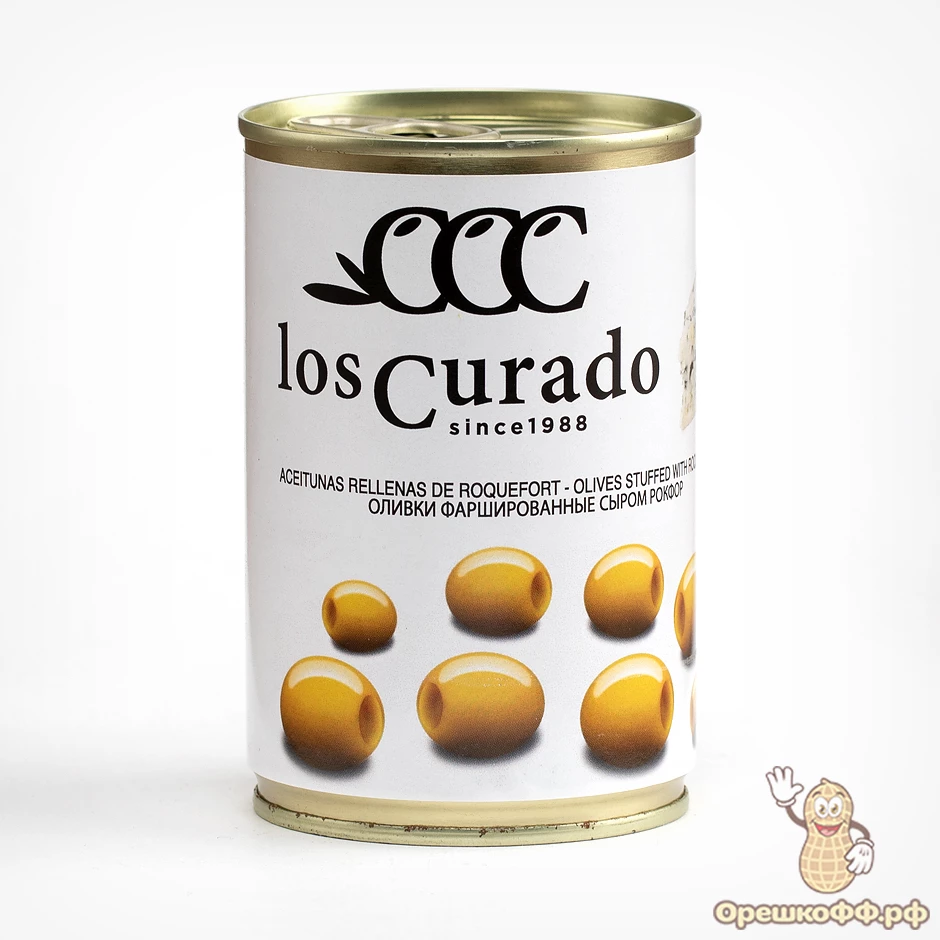 Оливки LOS CURADO фаршированные сыром Рокфор 300 г