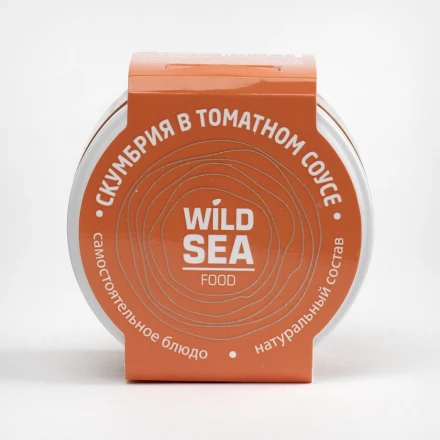 Скумбрия Wild Sea в томатном соусе 220 г