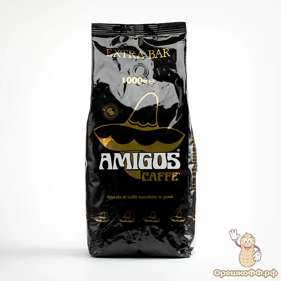 Кофе Amigos Qualitа Extra Bar в зернах 1 кг
