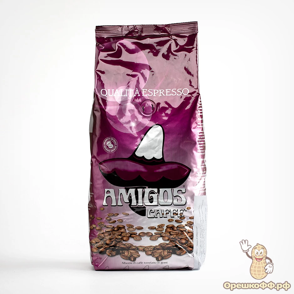 Кофе Amigos Qualita Espresso в зернах 1 кг