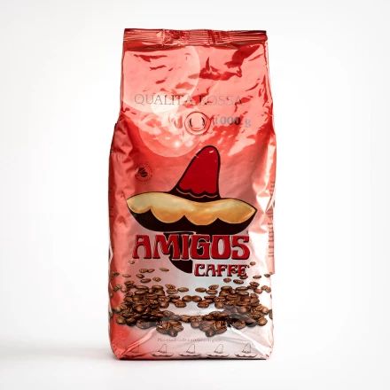 Кофе Amigos Qualita Rossa в зернах 1 кг