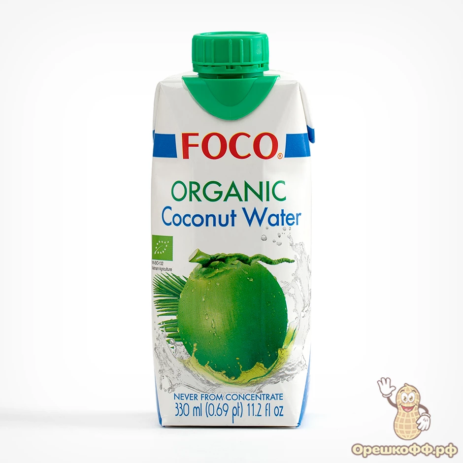 Вода кокосовая Foco натуральная 330 мл