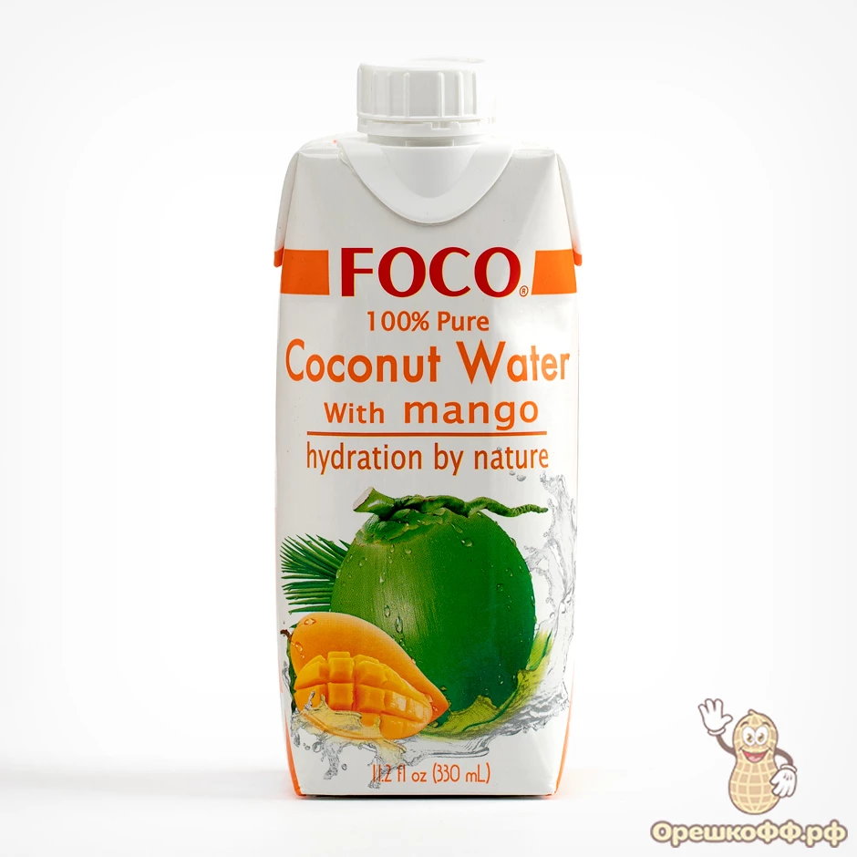 Вода кокосовая Foco с манго 330 мл