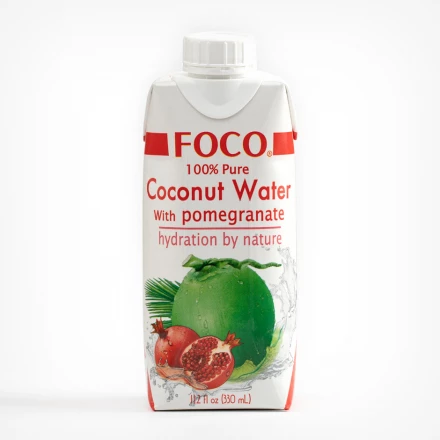 Вода кокосовая Foco с соком граната 330 мл