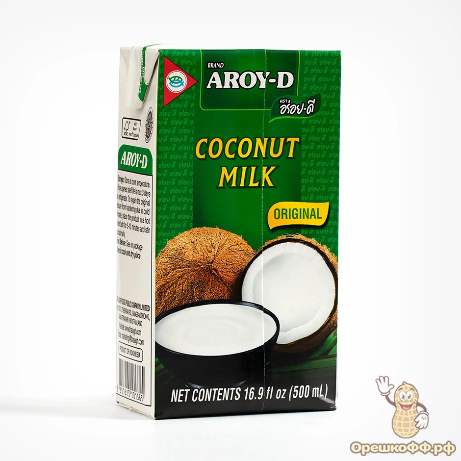 Молоко кокосовое Aroy-D 17-19% 500 мл