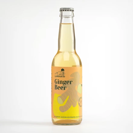 Напиток Lemonardo Ginger Beer / Имбирный Лимонад 330 мл