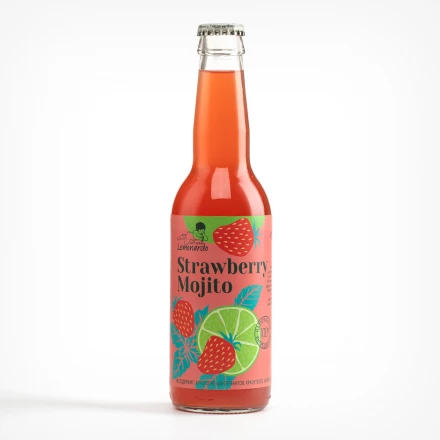 Напиток Lemonardo Strawberry Mojito / Клубничный Мохито 330 мл