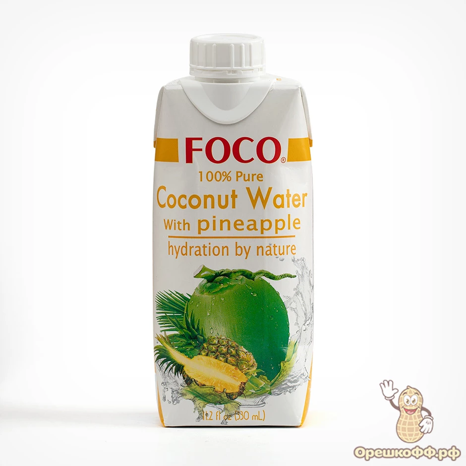 Вода кокосовая Foco с соком ананаса 330 мл