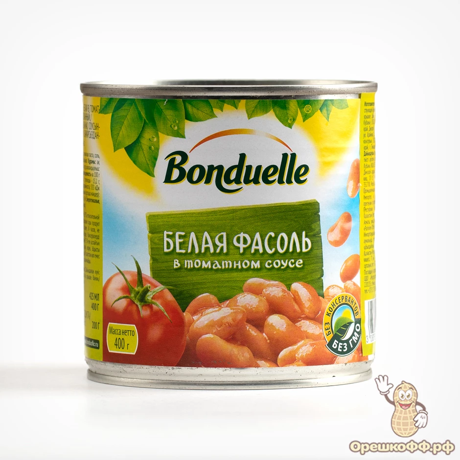 Фасоль Bonduelle белая в томатном соусе 400 г