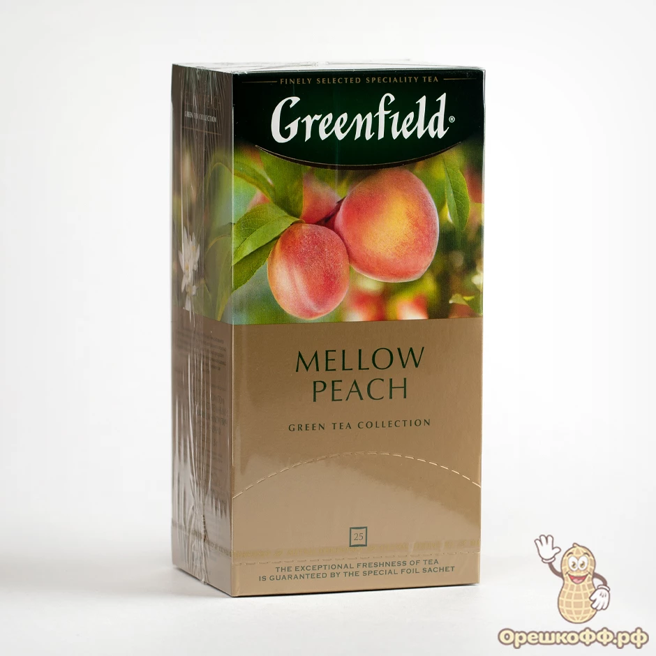 Чай зеленый Greenfield (Гринфилд) Mellow Peach 25*1.8 г
