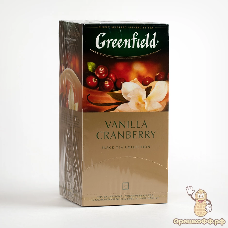Чай черный Greenfield (Гринфилд) Vanilla Cranberry 25*1.5 г