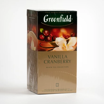 Чай черный Greenfield (Гринфилд) Vanilla Cranberry 25*1.5 г