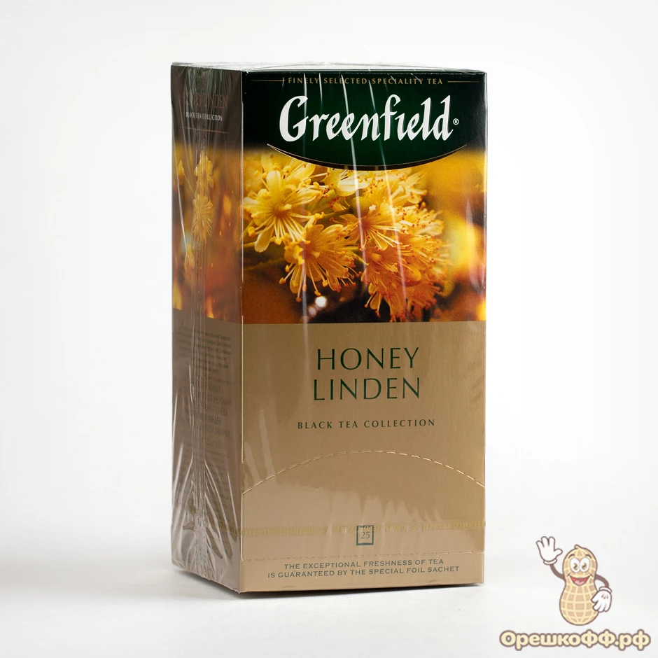 Чай черный Greenfield (Гринфилд) Honey Linden 25*1.5 г